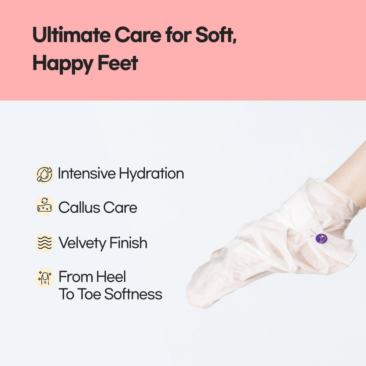 Epielle Moisturizing Hand & Foot Masks 12 Pairs, Soften Dry Hands & Cracked Heels with Sunflower Seed Oil & Avocado Oil, Korean Skin Care, Spa Self Care Gifts for Women, 6 Gloves & 6 Socks