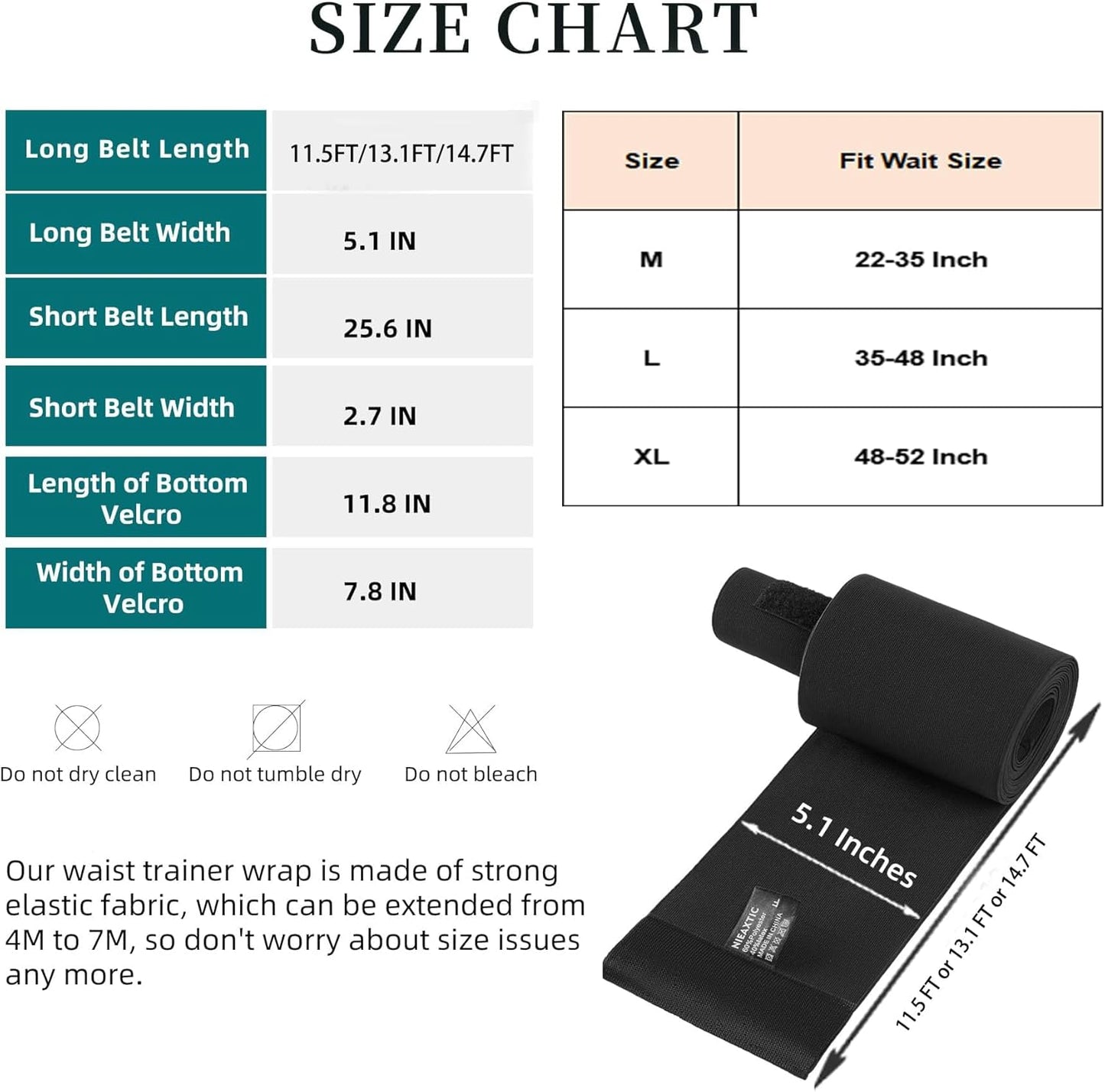 Waist Trainer for Women Plus Size 2025 Upgrade Adjust Stomach Bandage Band Long Torso Tummy Belly Body Shaper Waist Trimmer