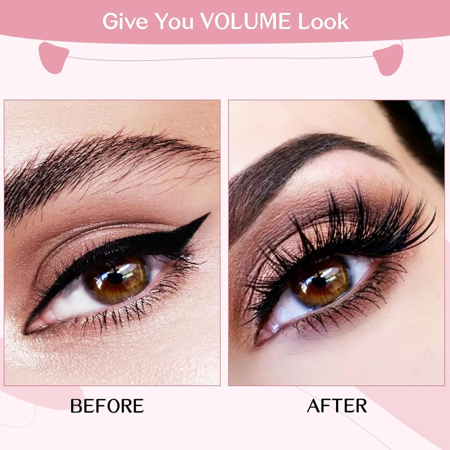 Lash Clusters, 72 Pcs Individual Cluster Lashes DIY Lash Extension 8-16mm Eyelash Clusters Volume Wispy Lashes Super Thin Band Reusable Soft & Comfortable (Volume, D-8-16mix)