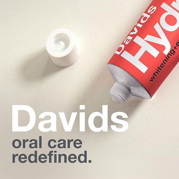 Davids Hydroxi Strawberry Watermelon Fluoride Free Nano Hydroxyapatite Toothpaste for Enamel Health & Whitening, Antiplaque, SLS Free, Kid Friendly Flavor, 4 oz, Made in USA
