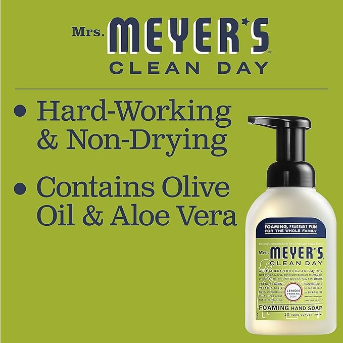 Earth Friendly, Mrs. Meyers Liquid Hand Soap Refill 33 Oz Lemon Verbena Scent - Pack of 6
