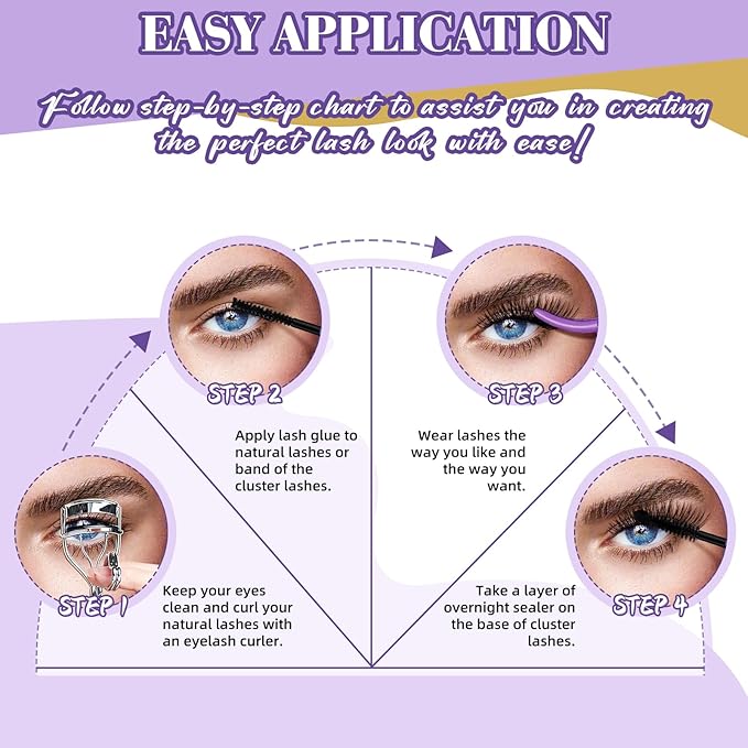 B&Q Lash Clusters Overnighter 10ML Lash Sealer for Cluster Lashes Black Lash Extension Sealant Healthy Lash Sealant Longer Life Coating Lash Seal (Black,10ml)