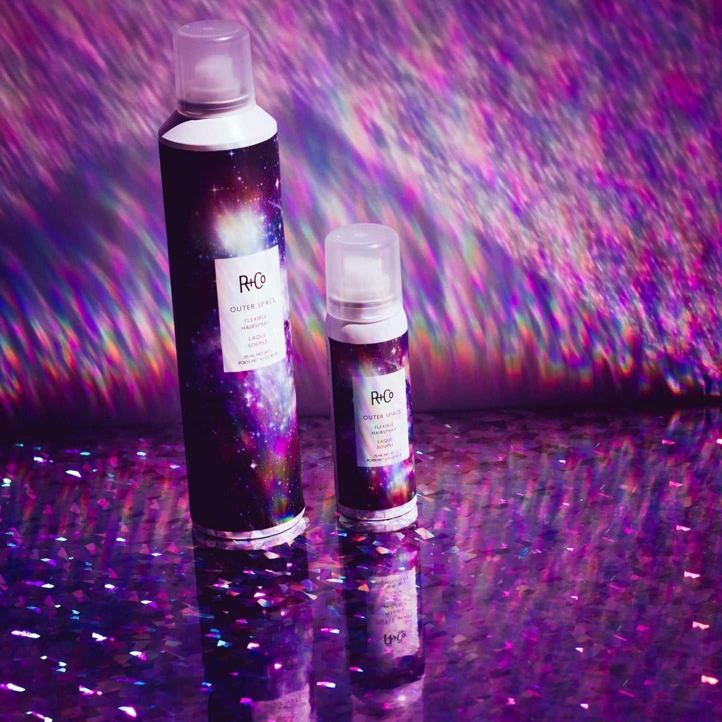 R+Co Hair Spray Set for Volume and Hold | Outer Space & Balloon Hairsprays | Instant Volume and Texture | Lightweight For Long Lasting Hairstyles | Vegan + Cruelty-Free | 9.5 oz + 5 oz (Pack of 2)