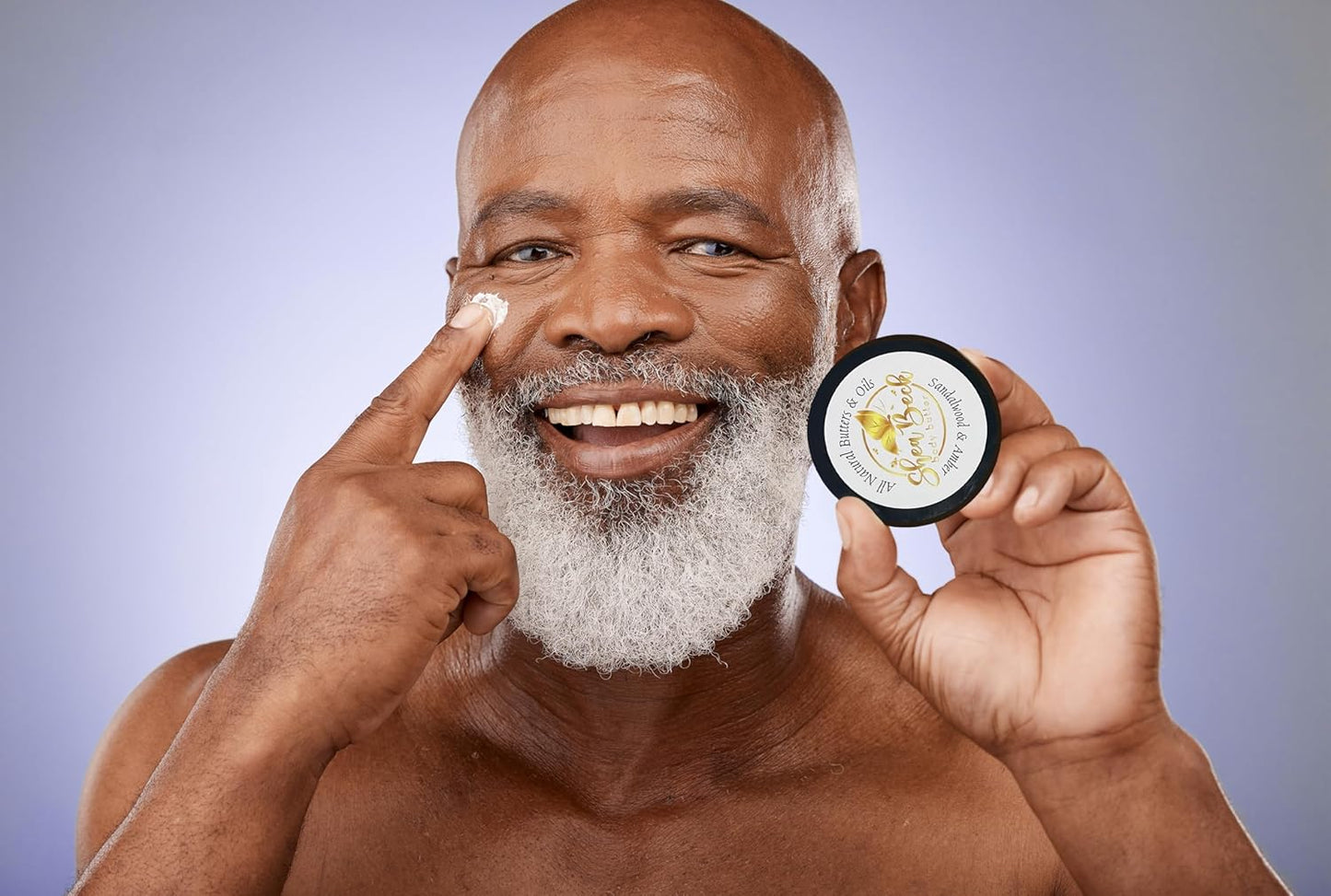 Body Butter Blend: Natural Shea, Cocoa, & Mango w/Jojoba Oil for Radiant Skin and Beard | Moisturizing (8 Oz, Sugar Cookie)