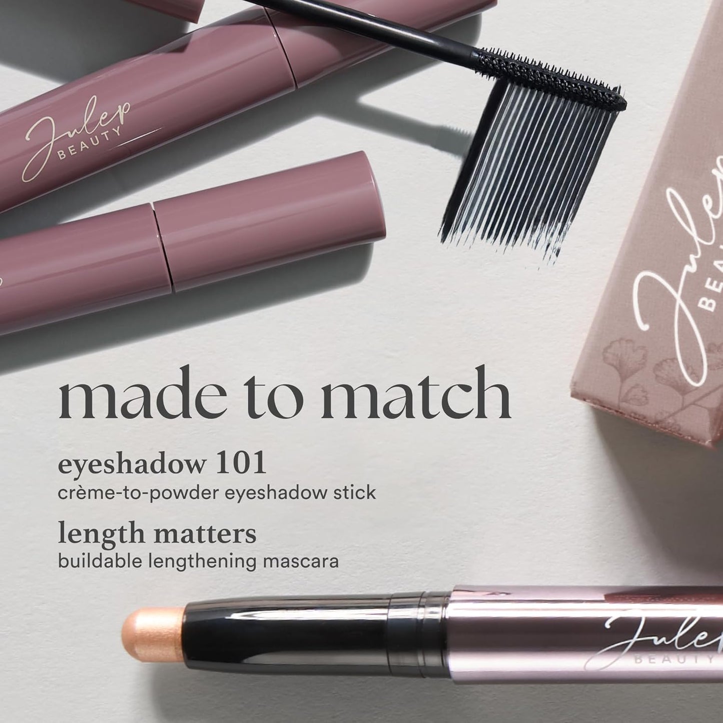 Julep Eyeshadow 101 Cream-to-Powder Waterproof Shadow Stick – Cantaloupe Matte – Long-Lasting, Crease-Proof, Warm Light Orange Matte Cream Eyeshadow with Built-in Smudger