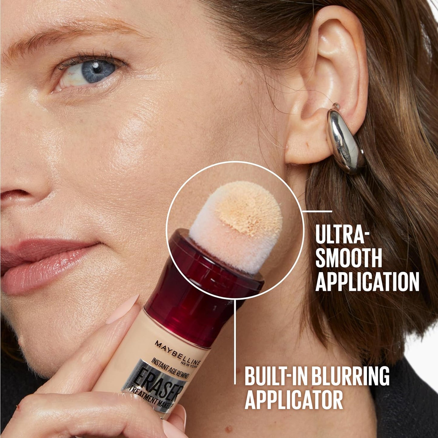Maybelline Instant Age Rewind Eraser Foundation with SPF 20 and Moisturizing ProVitamin B5, 112, 1 Count