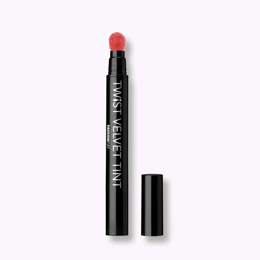 PASSIONCAT Long Lasting Lip Stain for Lips and Cheek Tint | High Pigment Color | lightweight Matte Finish | Weightless | Full Coverage | Twist Velvet Tint #6 (No.6)