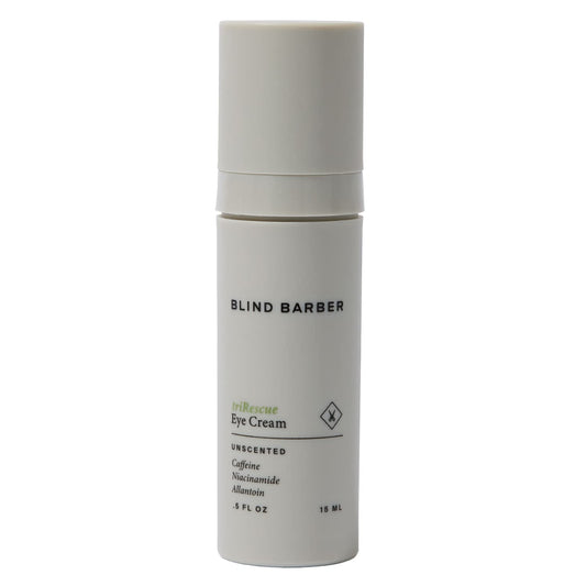 Blind Barber triRescue Eye Cream - Eye Cream for Men - Formulated with Caffeine, Niacinamide & Allantoin to Illuminate & Awaken Skin Under Eyes & Combat Dark Circles - Mens Eye Cream (0.5oz / 15ml)