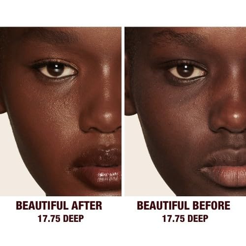 Charlotte Tilbury Beautiful Skin Medium to Full Coverage Radiant Concealer with Hyaluronic Acid – 17.75 Deep