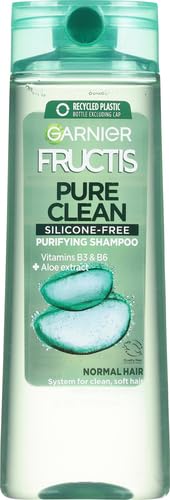 Garnier Fructis Pure Clean Purifying Shampoo,Silicone-Free,12.5 Fl Oz,(Packaging May Vary),(Pack of 2)