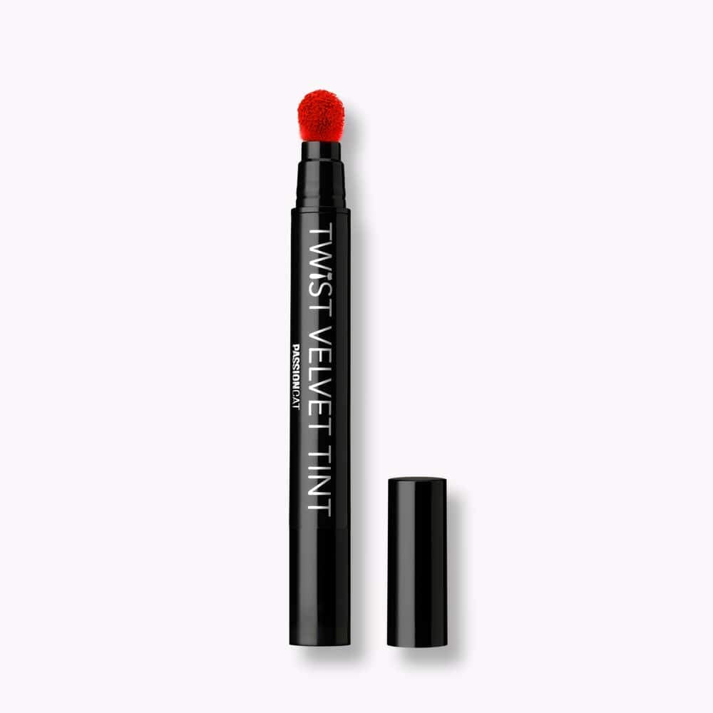 PASSIONCAT Long Lasting Lip Stain for Lips and Cheek Tint | High Pigment Color | lightweight Matte Finish | Weightless | Full Coverage | Twist Velvet Tint #1 (No.1)
