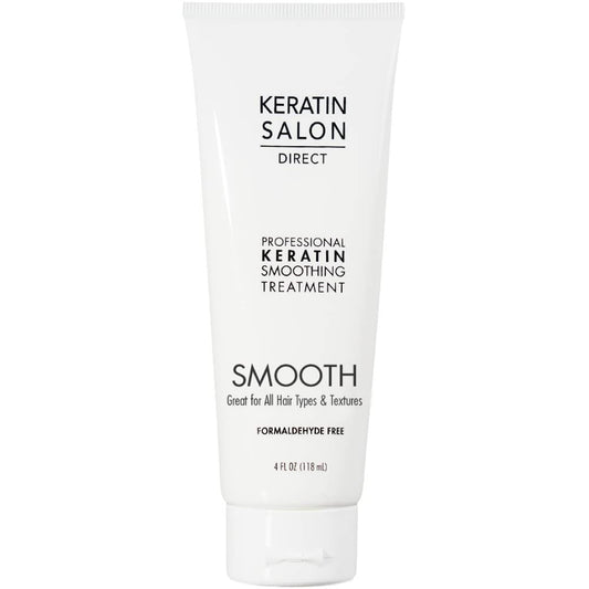 Keratin Hair Treatment, 4 oz | Frizz Control, Formaldehyde Free, Salon Quality, Smoothing Treatment, Long Lasting, Cream for All, Frizzy, Curly, Dry, Damaged Hair
