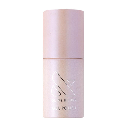 Olive & June Gel Polish | UV LED Nail Lamp Needed | Long Lasting Formula | Up to 21 Days of Wear | Damage-Free Removal |Salon-Quality Manicure at Home | Pink Goldfish | Pink Iridescent