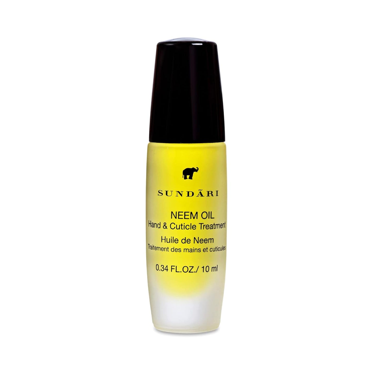 SUNDARI Neem Hand & Cuticle Treatment Oil – 0.34 Fl Oz, Roller for Dry Hands, Nails and Cuticles, Hydrating, Non-Greasy, Pure Plant & Herbal Extracts, Mess-Free Application, Deep Nourishment