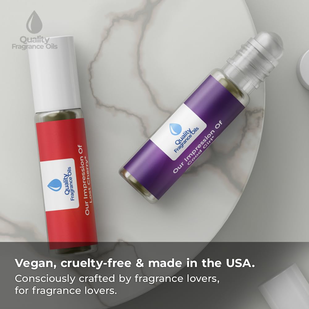 Quality Fragrance Oils' Blue Jeans for Men Impression #203 | Long-Lasting Perfume Oil, Alcohol-Free, Strong Scent, 10ml Roll-On | Affordable Alternative to Designer Fragrances