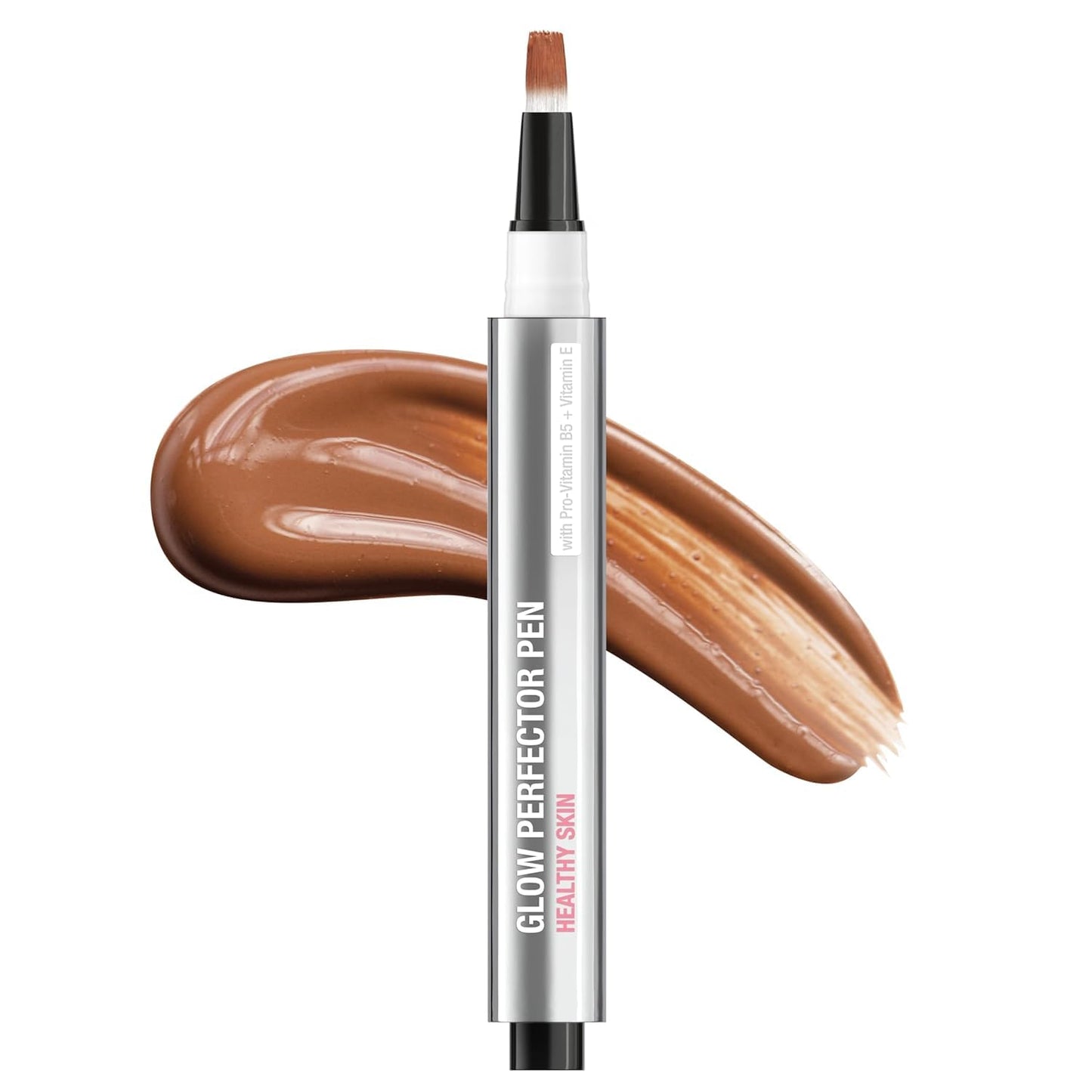 Neutrogena Healthy Skin Glow Perfector Pen, Lightweight Brightening Concealer Pen with Pro-Vitamin B5 & Vitamin E to Brighten Darkness & Dullness for a Natural, Radiant Highlight, Medium, 1 oz