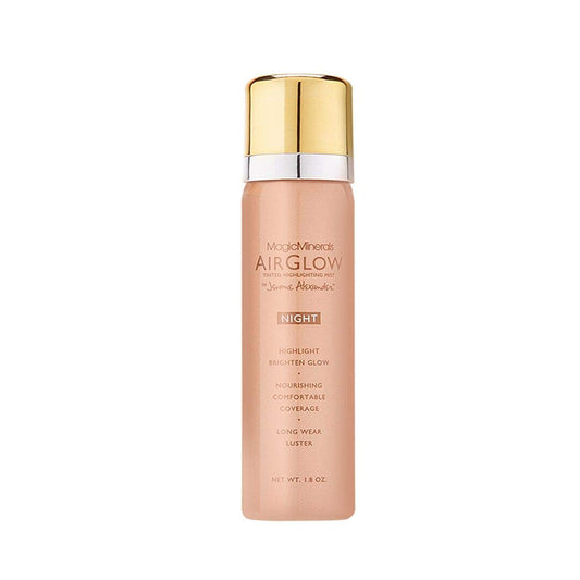Jerome Alexander MagicMinerals AirGlow Tinted Highlighting Night Mist, Illuminating Airbrush Tinted Moisturizer Spray | Bronze Glow