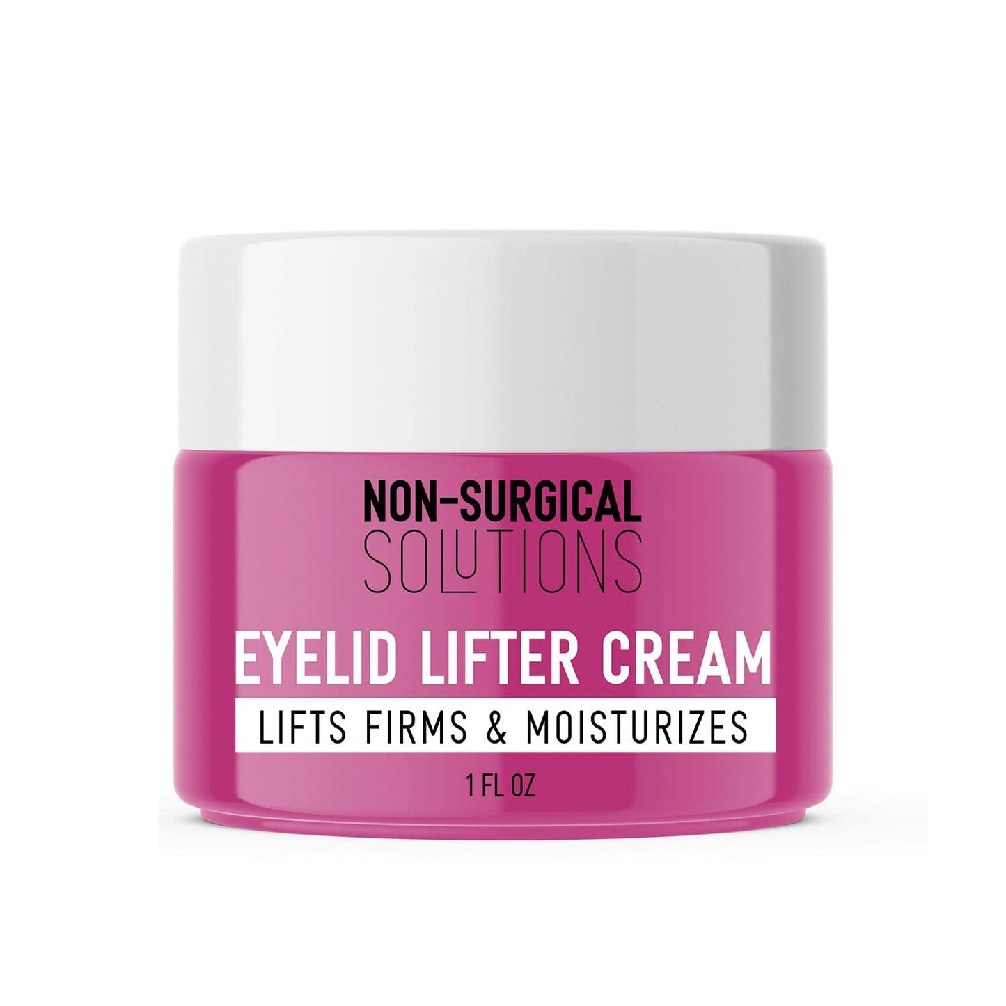 SUPPORT PLUS Eyelid Lifting Cream - Hyaluronic Acid and Caffeine Eye Cream, 1 Oz