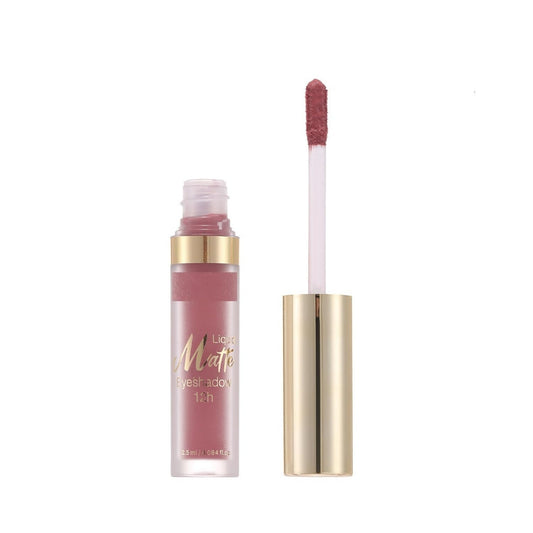 MAEPEOR Matte Liquid Eyeshadow 10 Colors Naked Smooth Creamy Eyeshadow Long Lasting and Waterproof Lightweight Cream Eye Shadow (P07 Spruce)