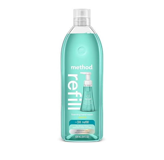 Method Foaming Hand Soap, Refill, Waterfall, 28 oz (Packaging May Vary)