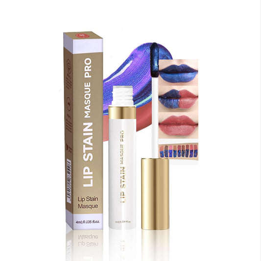 Lip Stain - Wipe-Off & Peel Off Lip Color | Waterproof, Long Lasting, Transfer-Resistant, Smudge-Proof Lip Tint | Easy Wipe Finish, High Pigment | All-Day Vibrant Kiss-Proof Lip Stain, dusty rose