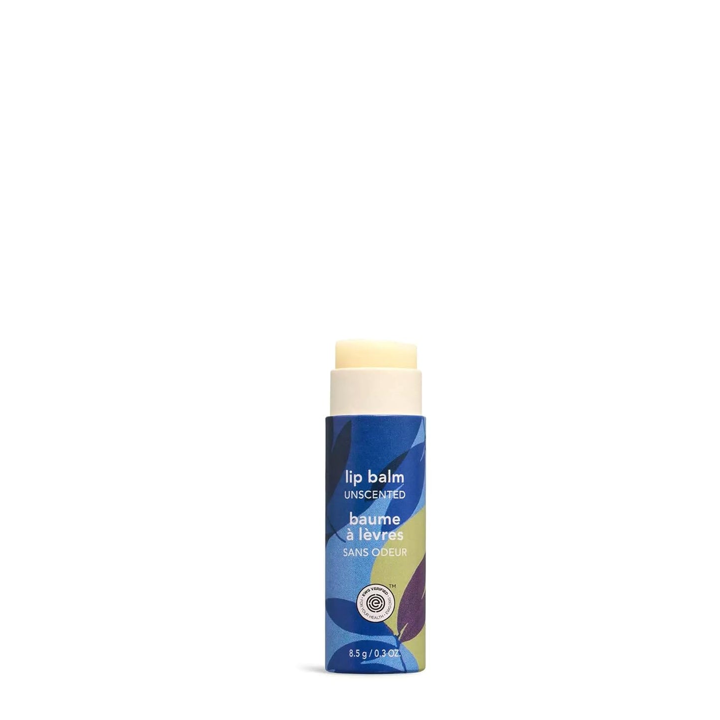 ATTITUDE Lip Balm, Natural Origin, Nourishes & Protects, Shea Butter, Coconut & Castor Oils, EWG Verified, For Dry Lips, Men and Women, Vegan, Unscented, 0.3 Oz