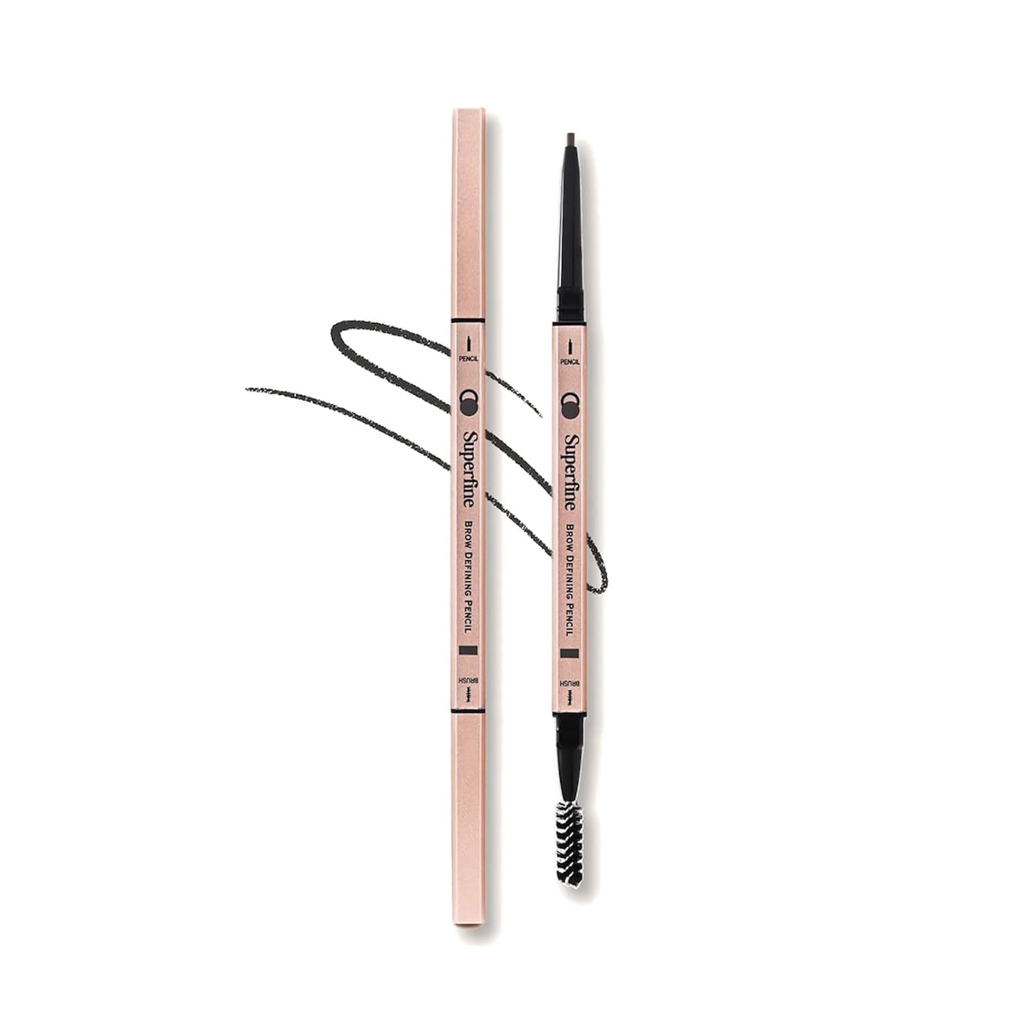 Beauty Superfine Micro Brow Pencil – 1.5mm Ultra-Fine Tip, Waterproof, Vegan Formula, 6 Shades – Long-Lasting Natural Eyebrow Pencil (06 - Dark Grey, 0.08G/0.002 FL.OZ（pack of 1）)