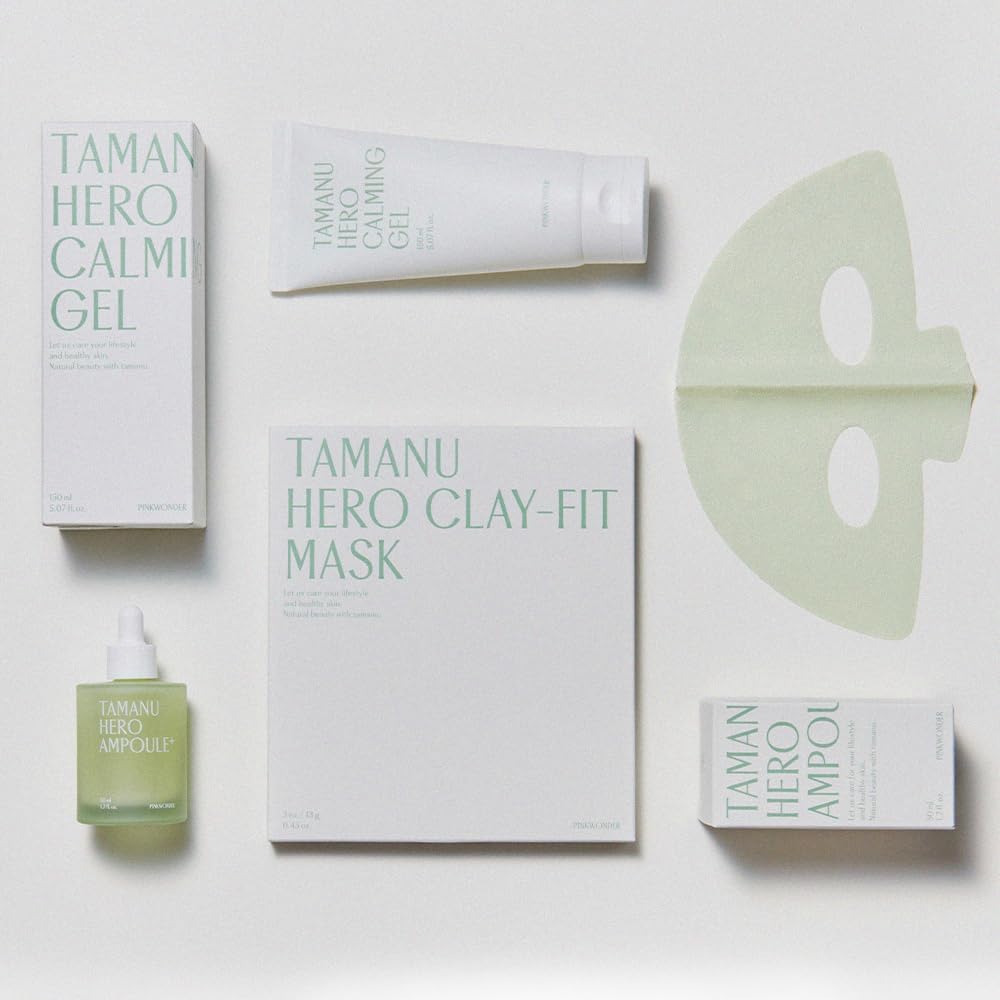 PINKWONDER Tamanu Hero Ampoule⁺ 1.69oz (50ml), 50,000ppm Tamanu Oil for Soothing
