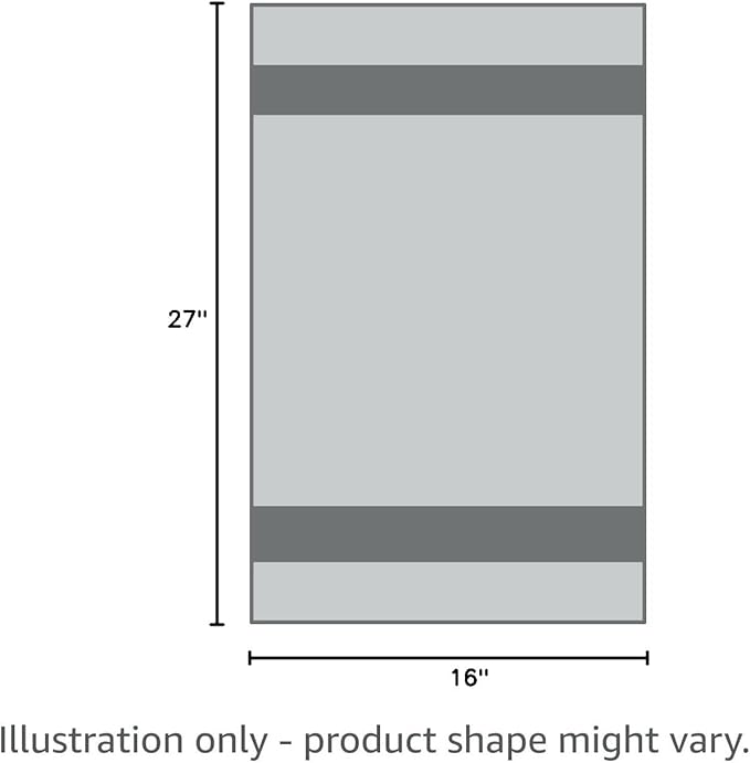 Utopia Towels Cotton Bleach Proof Salon Towel 16 by 27 inches, Bleach Safe 100% Cotton Hand Towel for Gym, 24 Pack, Dark Grey