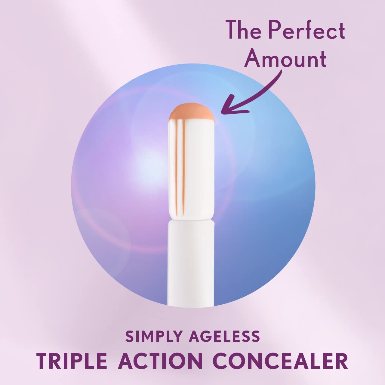 COVERGIRL Simply Ageless Triple Action Concealer, Light, Pack of 1