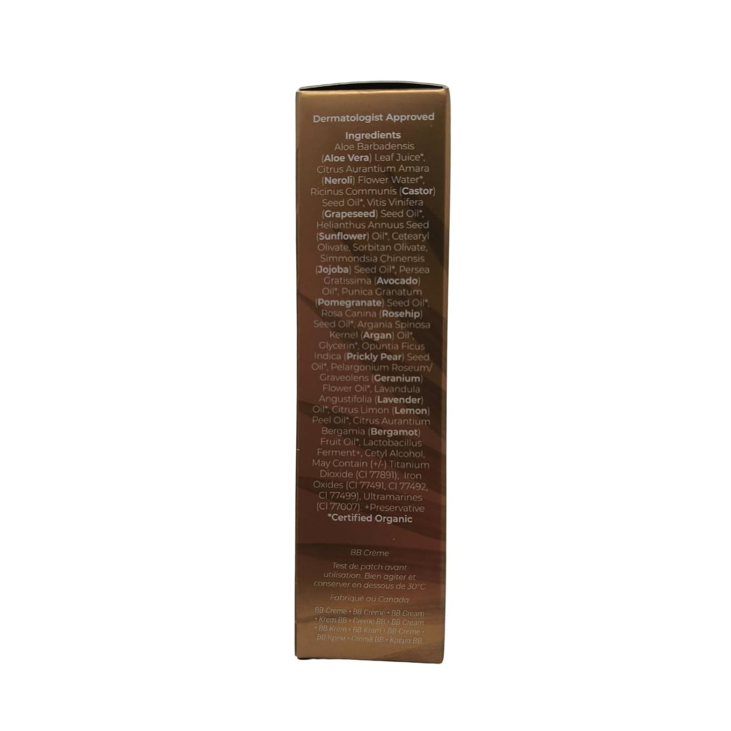 INIKA Organic BB Cream Foundation - Vegan Makeup with Hydrating Prickly Pear, Jojoba, and Pomegranate Seed Oil - Lightweight, Radiant BB Glow for Balanced Skin Tone, Nude 1 fl oz