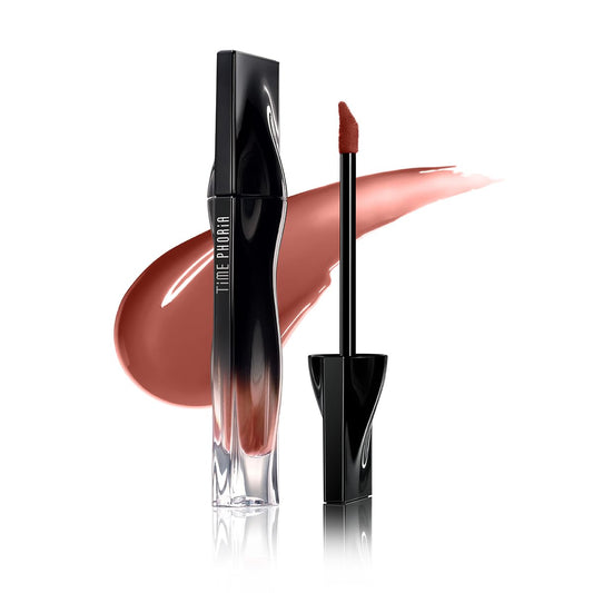 STELLAR DUST LIP STAIN-Long Lasting, Waterproof and Transferproof Lip Tint, Glossy Finish Lip Gloss, Lightweight Lipstick, High Coverage, Vivid Color (01)