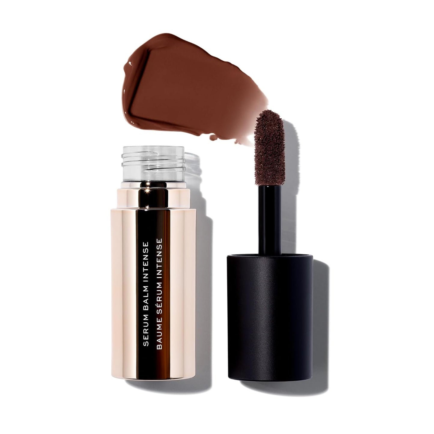 MAKE Beauty Serum Balm Intense, Hydrating Lip Gloss. Pigmented Vegan Moisturizing Lip Oil with Plumping Effect. Lip Emollient Treatment for Soft, Smooth, Shiny Lips - Shade, Milky Way