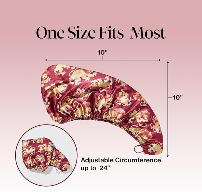 Kitsch Harry Potter x Microfiber Hair Towel Wrap for Women – Ultra Absorbent Microfiber Bath Towels for Wet, Curly, Long/Short Hair, Anti-Frizz Hair Wrap, Great Hair Care Gifts for Women – Gryffindor