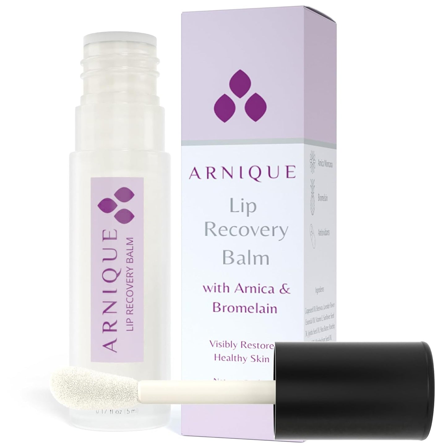 Arnica Lip Balm - Lip Filler Aftercare with Arnica Montana and Bromelain, Topical Bruise Balm Masque for Lip Flip Injections and Implant Surgery to aide with Bruising, Swelling and Redness