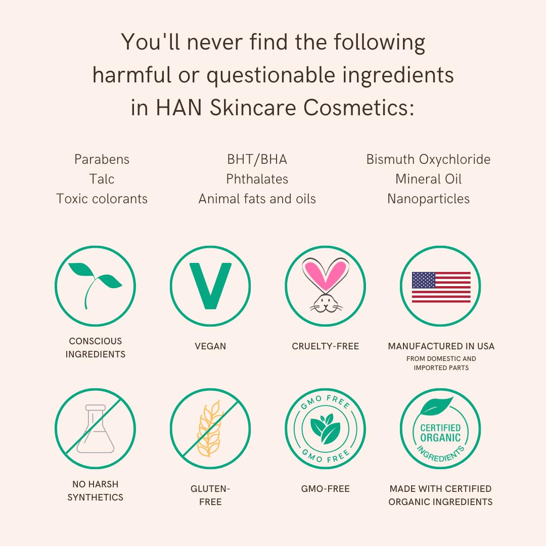 HAN Skincare Cosmetics Serum CC with SPF 30 I Vegan I Cruelty-Free I Waterless (Shade 1.5)