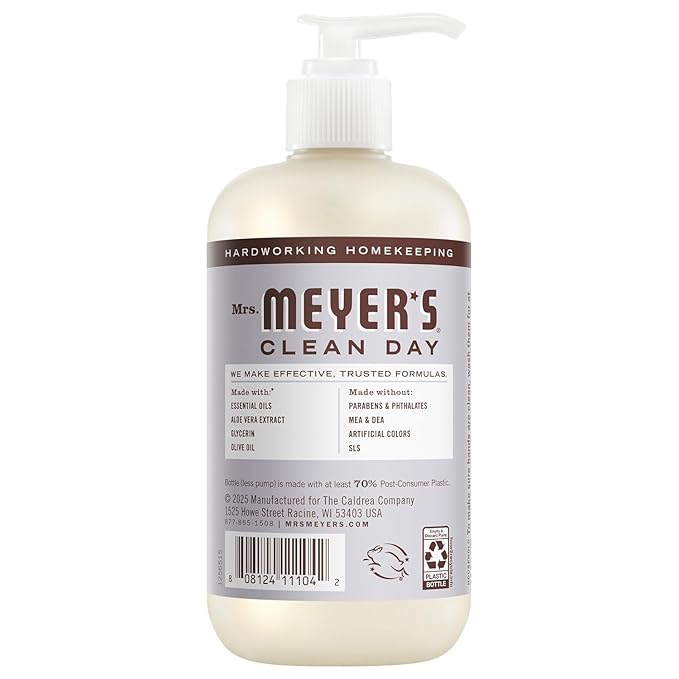 MRS. MEYER'S CLEAN DAY Hand Soap Bundle (Basil + Lavender + Lemon Verbena + Mint)