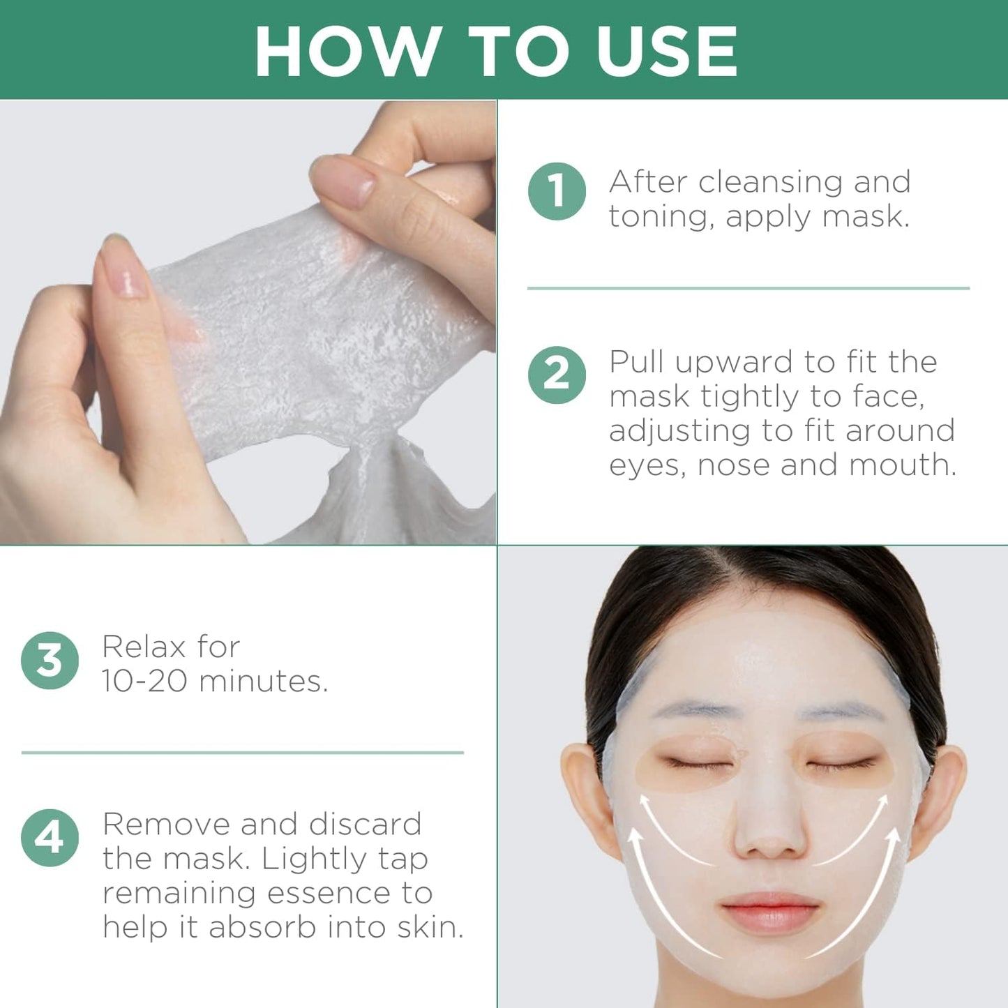 Mediheal Best Korean Sheet Mask - Madecassoside Essential Face Mask 20 Sheets For Sensitive Blemish Prone All Skin Types Hydrating Moisturizing Calming Soothing