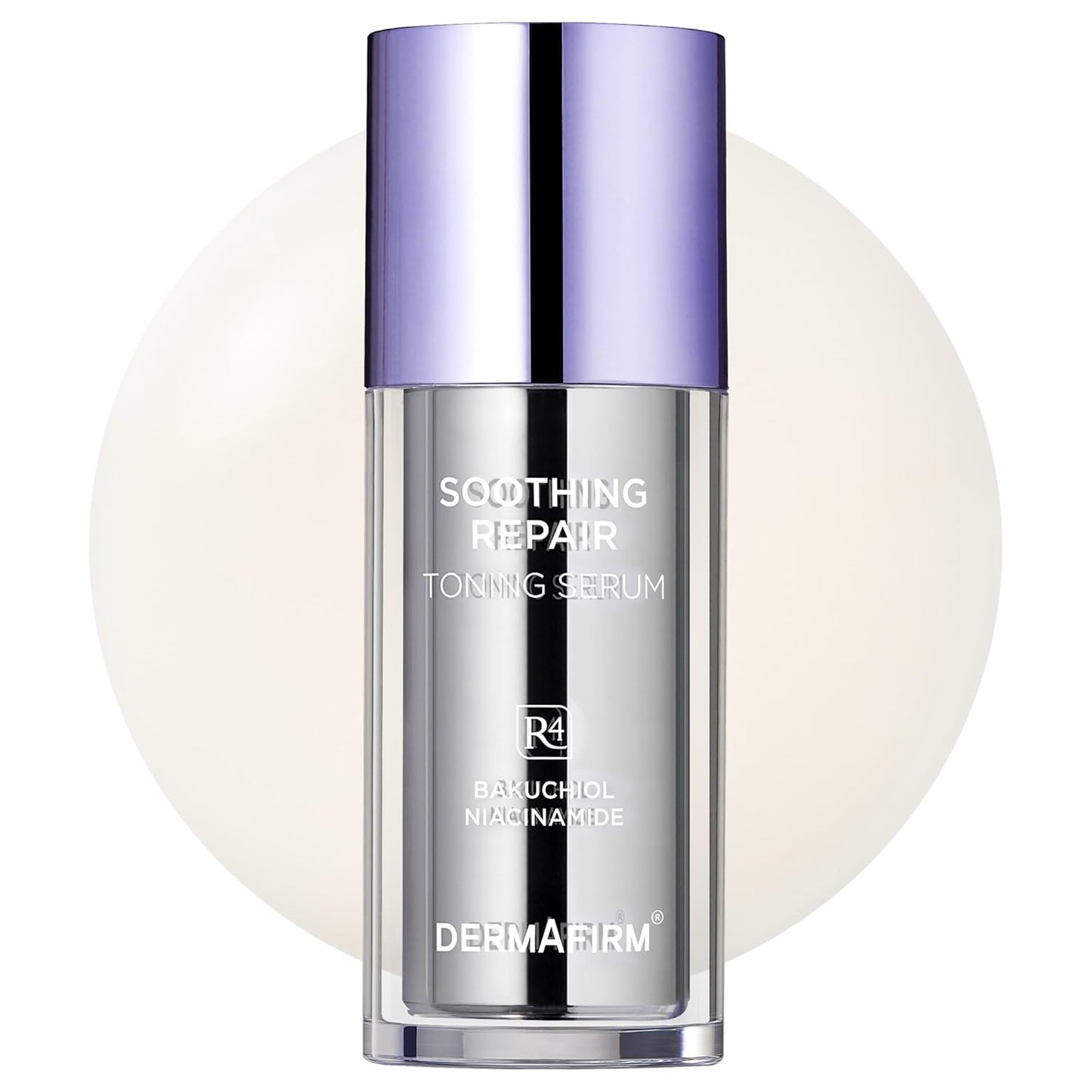 DERMAFIRM Bakuchiol Retinol Serum for Glass Skin with Niacinamide & Peptides | Daily Korean Skin Care for Sensitive Skin | Soothing Repair Toning Serum R4 for Glass Skin