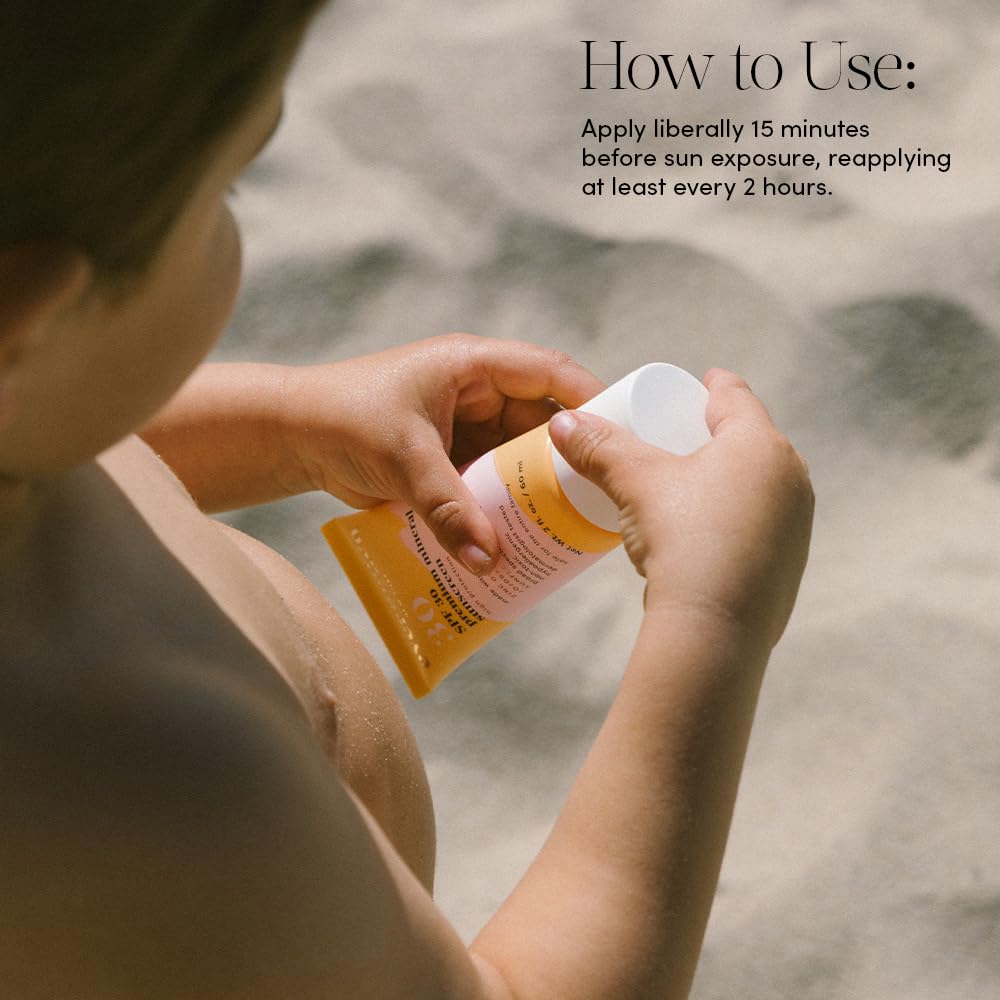 Evereden Premium Mineral Sunscreen SPF 30: Baby-Safe Whole-Family Mineral Sunblock Kids Love - Non-Nano Kids Sunscreen for Year-Round UVA & UVB Protection -Safe & Reef-Friendly - FSA Eligible