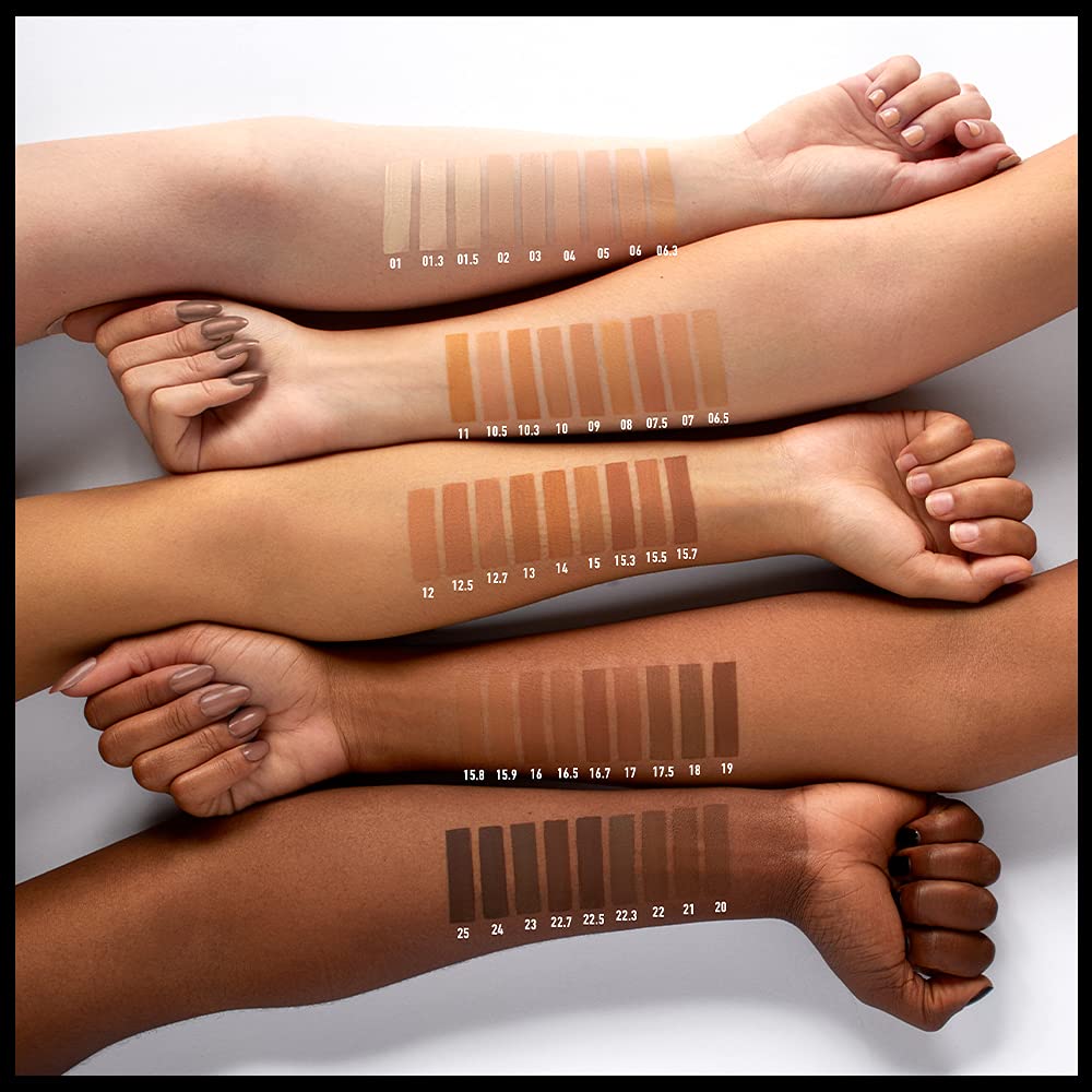 NYX PROFESSIONAL MAKEUP Can't Stop Won't Stop Foundation, 24h Full Coverage Matte Finish - Nude (Pack of 2)