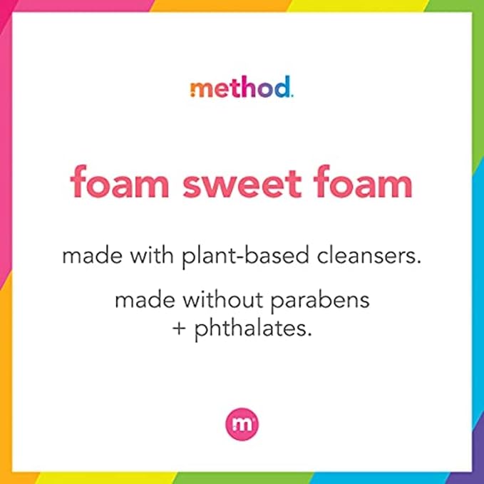 Method Foaming Hand Soap,Waterfall,Paraben and Phthalate Free,10 fl oz,(Pack of 12)
