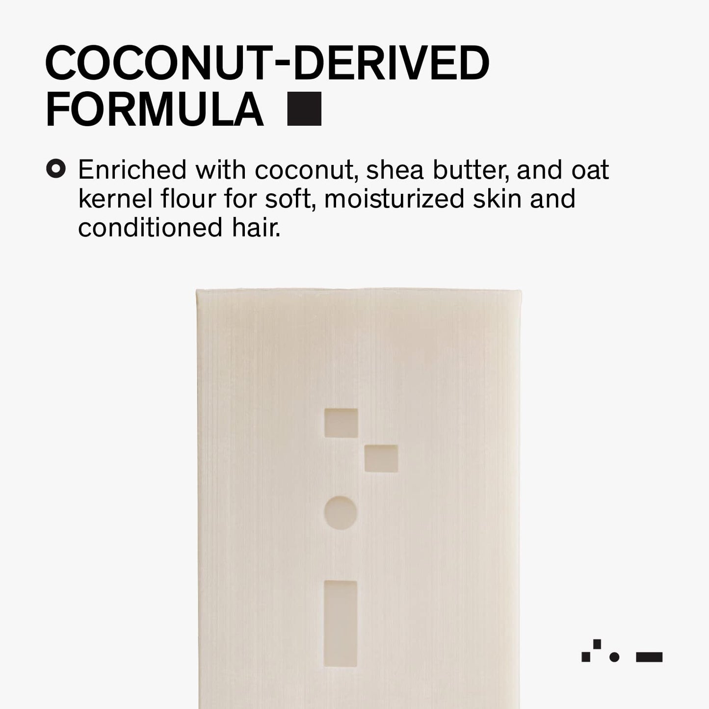 Bravo Sierra All-In-One Shampoo & Soap Bar for Men's Face, Hair & Body - White Vetiver & Cedarwood, 7 oz - Coconut, Shea Butter and Oat Flour for Soft Skin and Healthy Hair