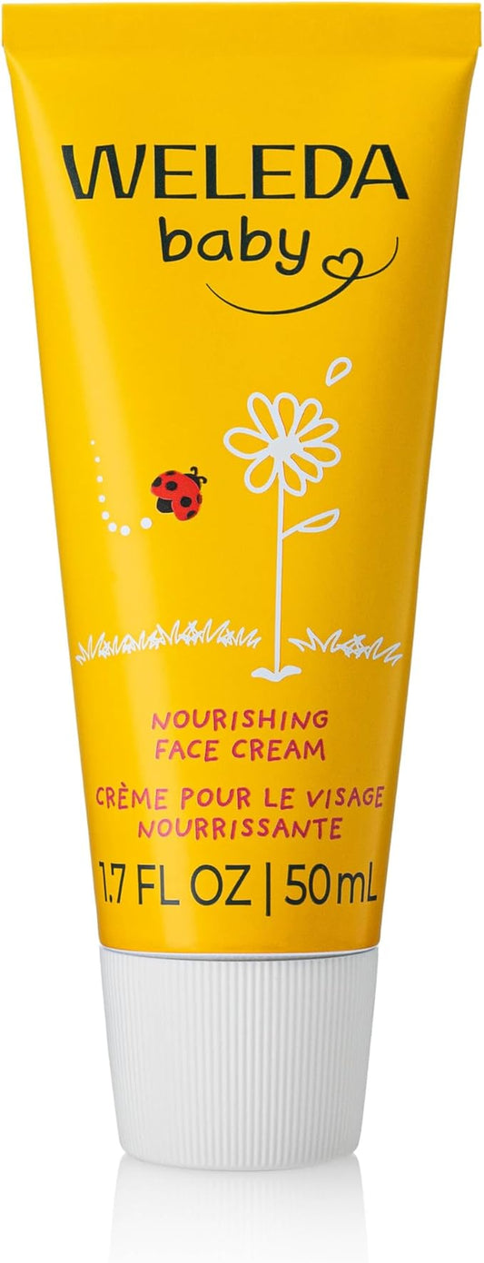 Weleda Baby Calendula Nourishing Face Cream, 1.7 Fluid Ounce, Plant Rich Moisturizer with Calendula and Lanolin
