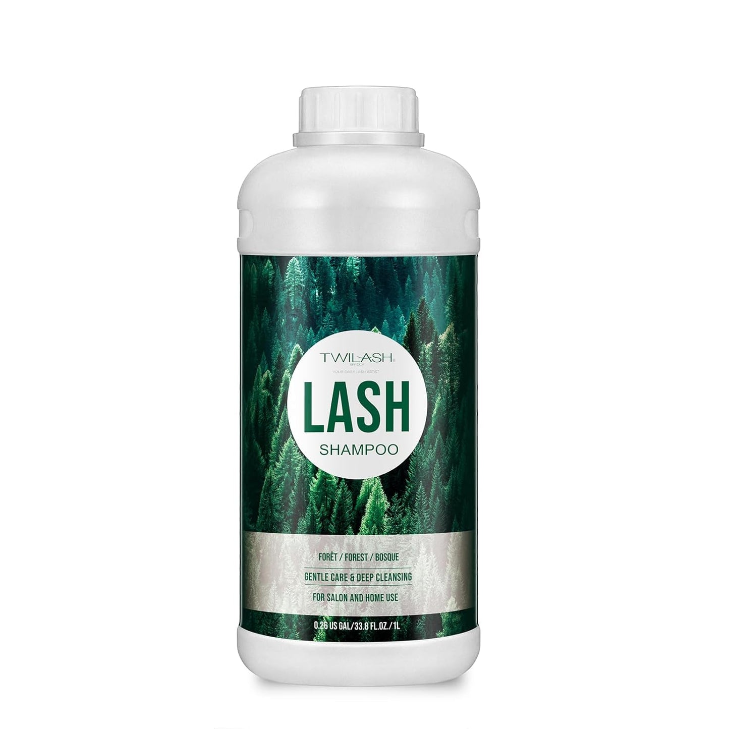 Lash Shampoo, Eyelash Cleanser for Extensions, 33.6 Fl Oz, Safe Makeup Remover, Non-irritating or Burning Formula, Eyelid Foaming Cleanser for Professional Salon and Home Use