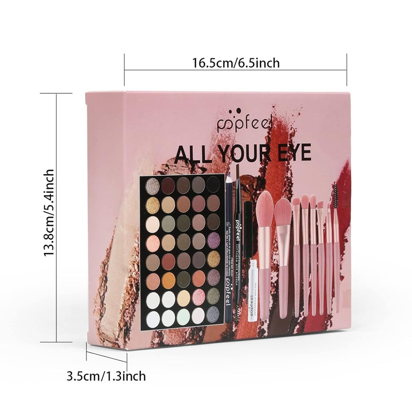 Makeup Kit for Women, Eyeshadow Makeup Gift Set for Teen Girls, Eyebrow Eye Shadow Makeup Kit with 40 Colors Eyeshadow Palette, Mascara, Eyeliner, Eye Brow Pencil, Eye Brush
