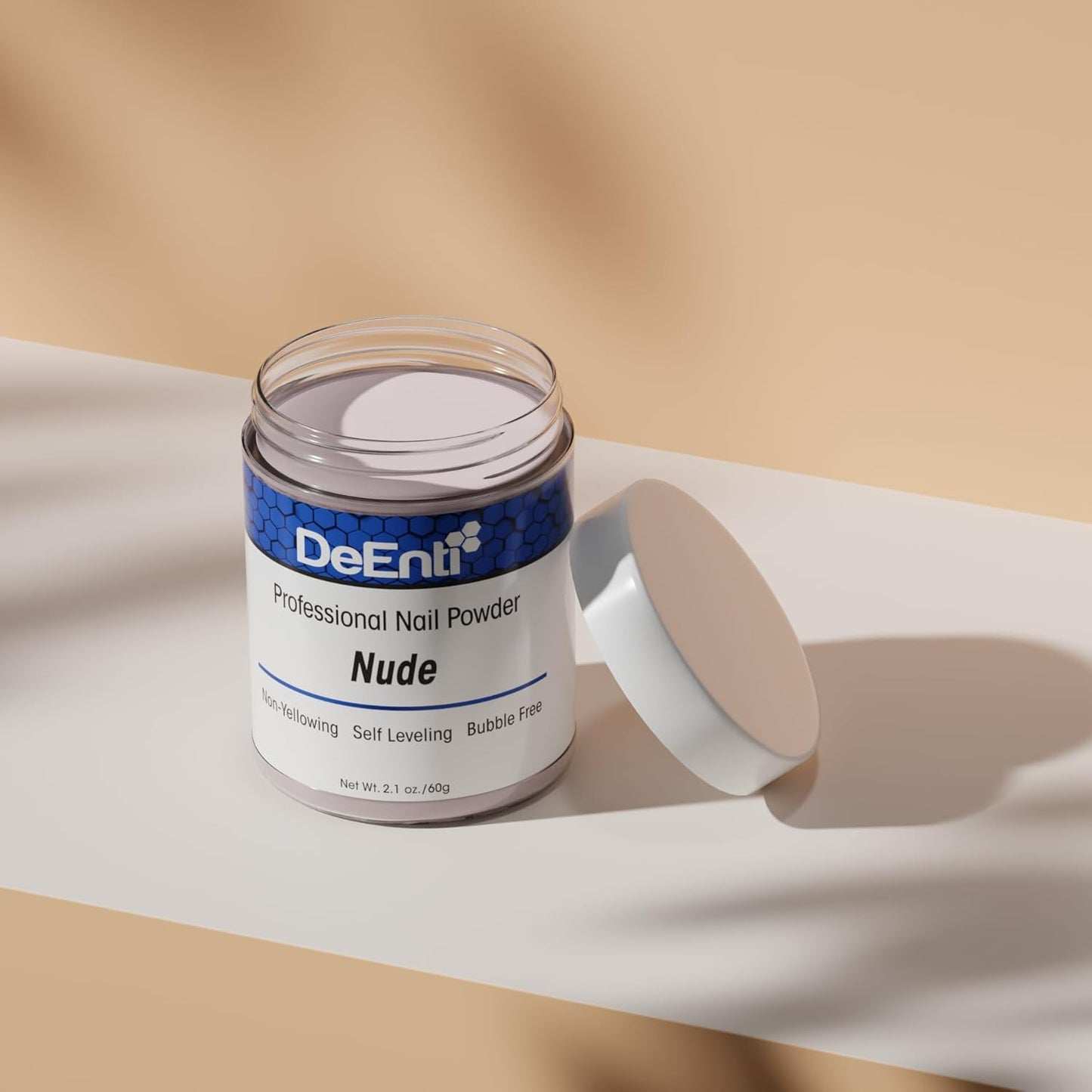 Acrylic Nail Powder, 2oz Nude Acrylic Powder Dip for Nails, Long Lasting Salon Quality, Bubble Free Professional Manicures, Fake Nails, Carving & Extensions