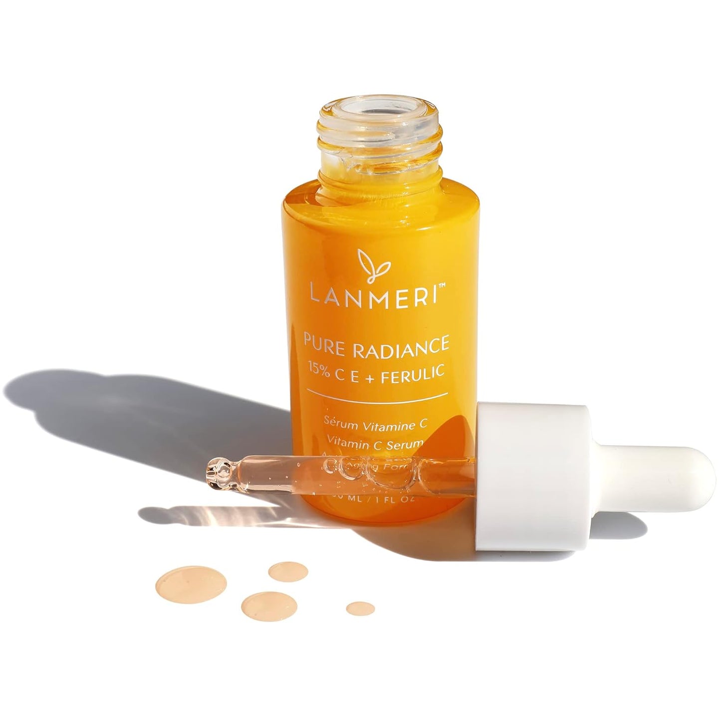 Vitamin C Face Serum 2pack- CE Ferulic Facial Serum with 15% Pure L-Ascorbic Acid, Ferulic Acid, Vitamin E, & Hyaluronic Acid - Anti Aging, Anti Wrinkle Skin Brightening Dark Spot Corrector