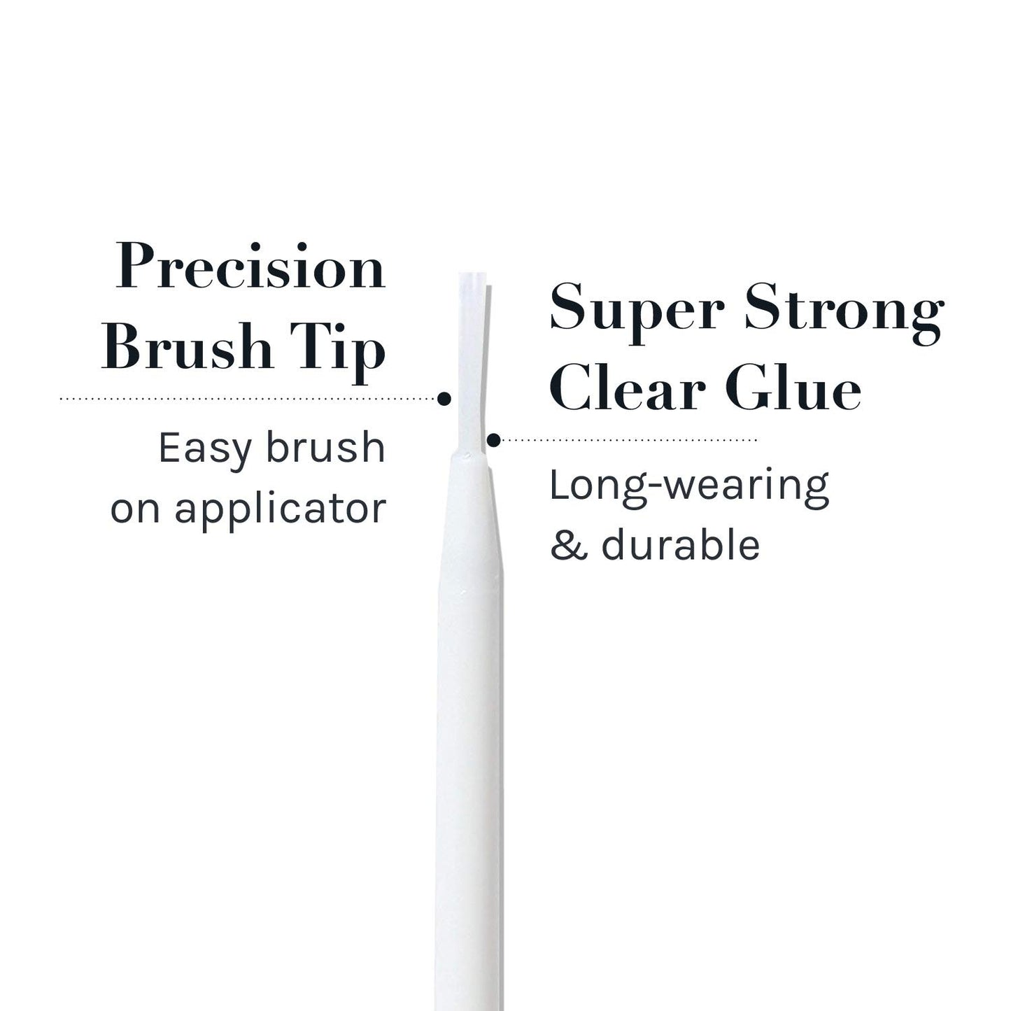 AOA Studio Eyelash Lash Glue Enhancers 4pcs Strip Lash Adhesive Strong Hold Water Proof Formula No Irritation Latex Free Long Lasing Quick Dry Eyelash Adhesive 0.17oz Each (4 Pack) (Clear)