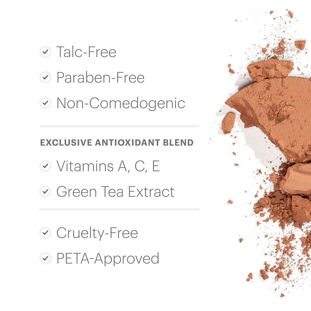Glo Skin Beauty Pressed Base Powder Foundation Makeup (Cocoa) - Flawless Coverage for a Radiant Natural, Second-Skin Finish